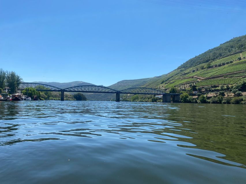Porto: Douro Valley Private Tour 2 Vineyards & River Cruise - Pinhão from the water