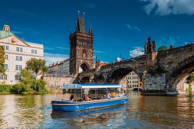 Prague Devil's Channel Cruise on Vltava River with Commentary - Entering the narrow Devil’s Channel