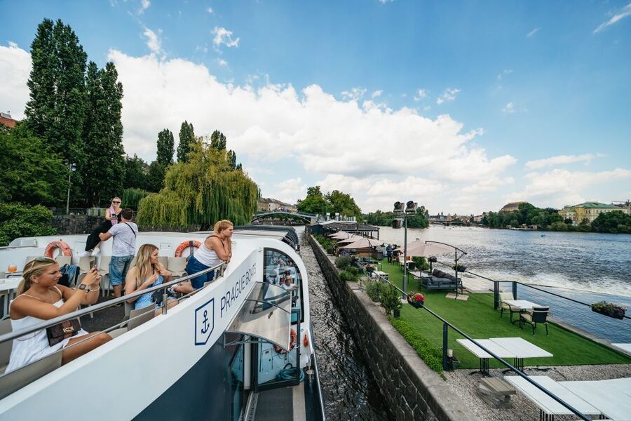 Prague: Vltava River Lunch Cruise in an Open-Top Glass Boat - Why a Vltava lunch cruise works in Prague