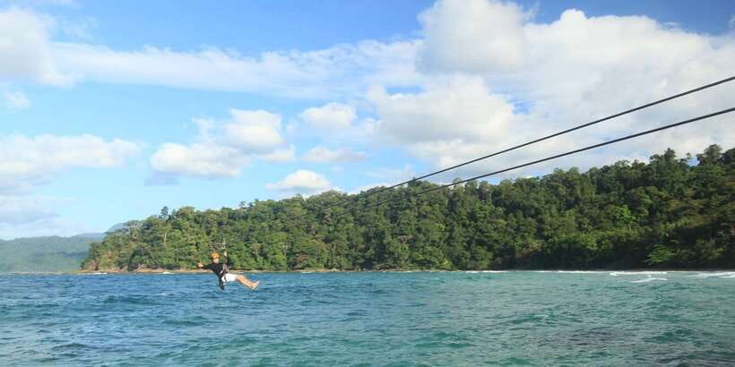 Puerto Princesa: Underground River, Zipline, Paddleboat Tour - Walking to the Sabang X zipline