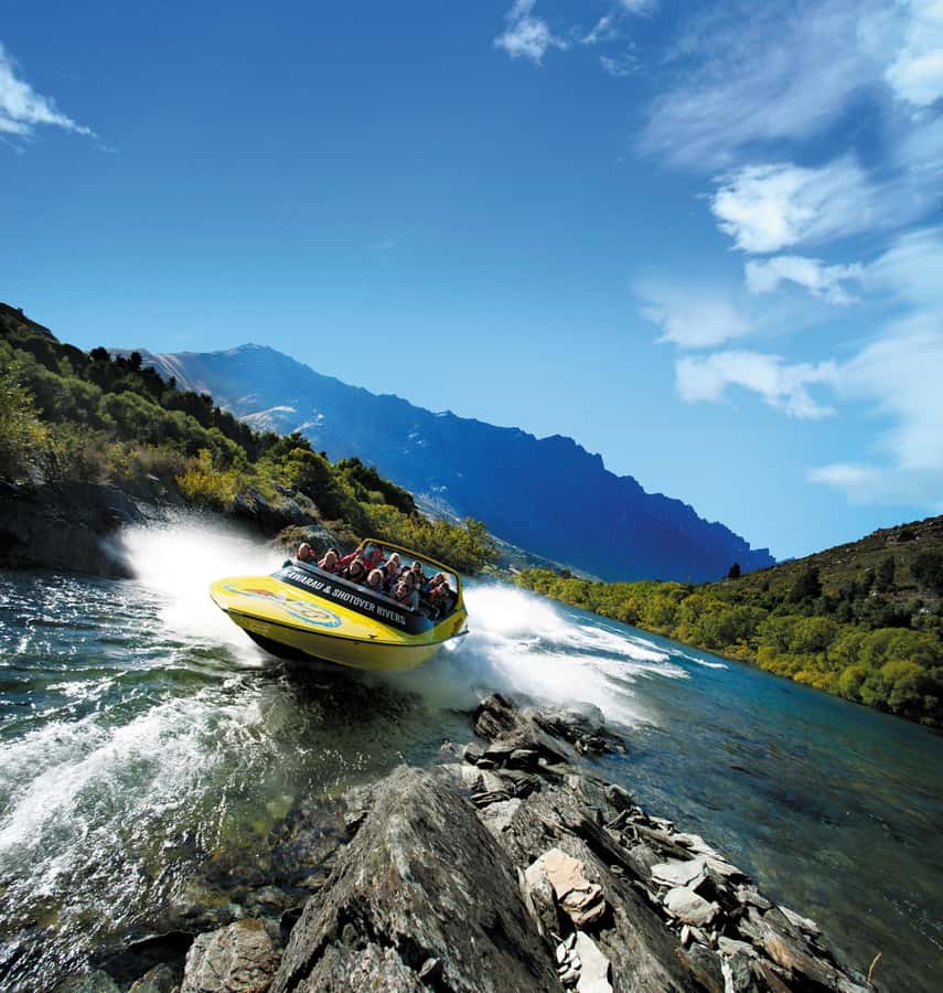 Queenstown: Shotover River and Kawarau River Jet Boat Ride - From Main Town Pier to Lake Wakatipu