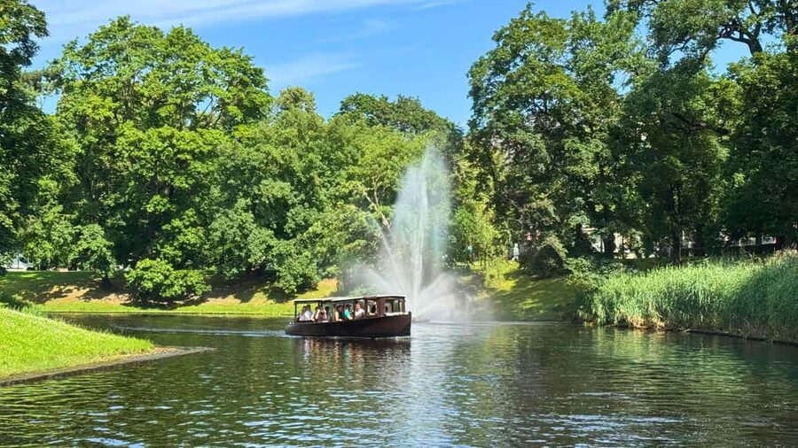 Riga: Canal Boat Tour with Welcome Drink & Audio Guide - Starting at Andrejosta, not the Old Town