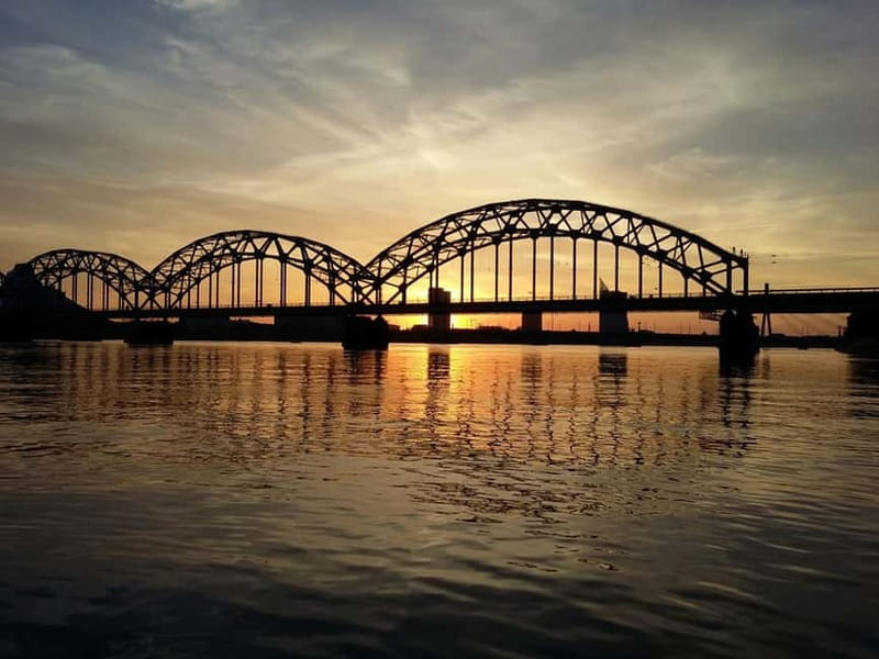 Riga: Canal & Daugava Cruise on a Historic Wooden Boat - Reaching the broad Daugava River