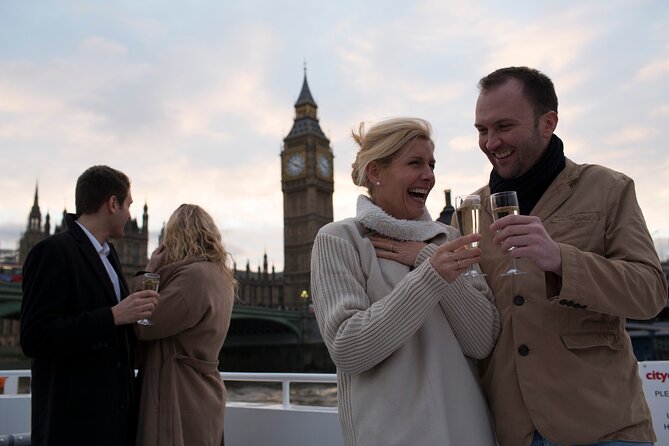 River Thames Evening Cruise with Sparkling wine and Canapés - Shakespeare’s Globe from the water