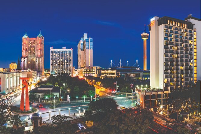 San Antonio Premium Night Driving Tour with Riverwalk Boat Cruise - The River Walk after dark