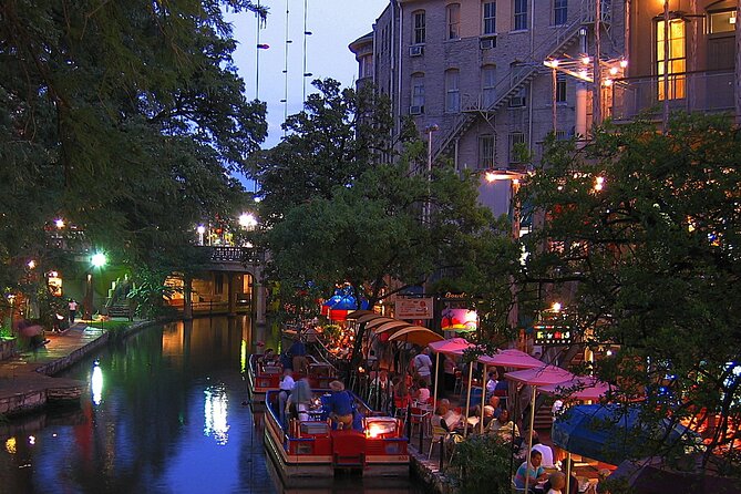 San Antonio Premium Night Driving Tour with Riverwalk Boat Cruise - Tower of the Americas: a 45-minute view from above