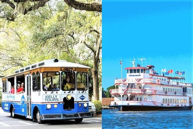 Savannah Land & Sea Combo: City Sightseeing Trolley Tour with Riverboat Cruise - Forsyth Park gives the trolley route its grandest view