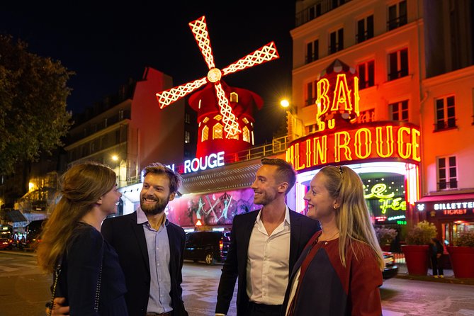 Seine Dinner Cruise, Eiffel Tower Access and Moulin Rouge Show - Dinner on the Seine, with Paris passing the window