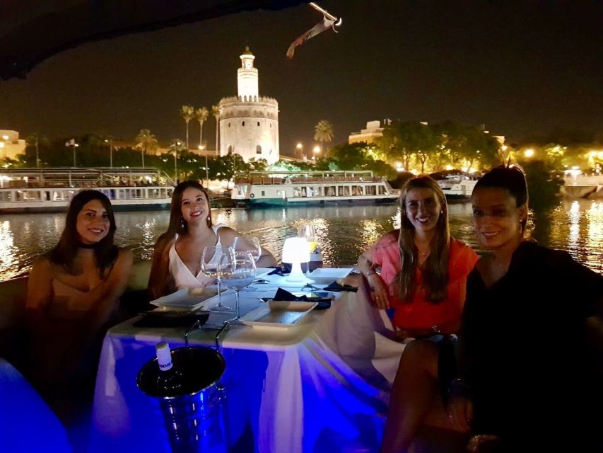 Seville: Exclusive River Boat Tour with Tapas - Music, blankets, and the feel of the boat