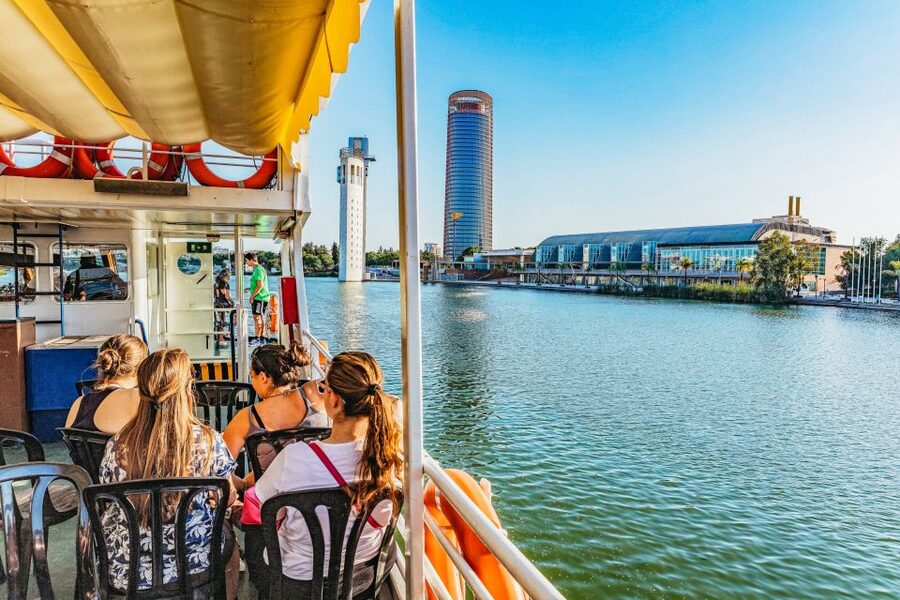 Seville: Guadalquivir River Cruise - The 1929 and 1992 exhibition areas
