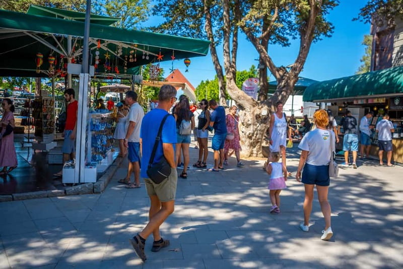 Side: Manavgat River Boat Trip & Grand Market w/ Lunch - Swimming where the river meets the Mediterranean