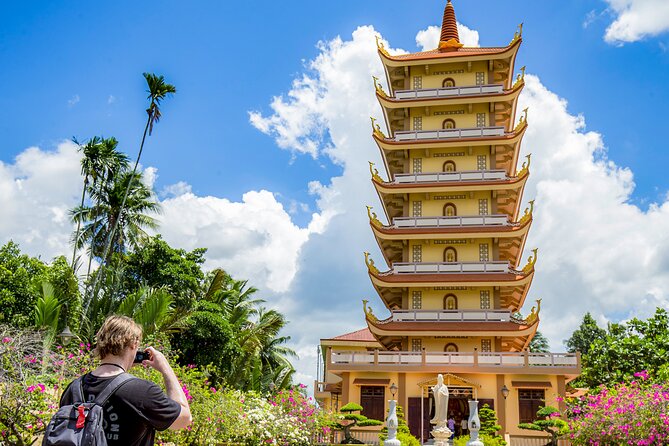 Small-Group Mekong Delta Day Trip: Boat Ride, Cottages & Pagoda - Crossing the Mekong toward Ben Tre