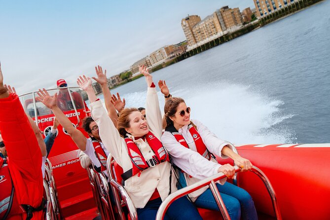 Thames High-Speed Zone Speedboat in London - Tower Bridge from the water