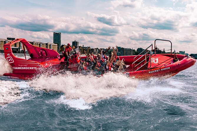 Thames High-Speed Zone Speedboat in London - The Thames Barrier is the eastern highlight