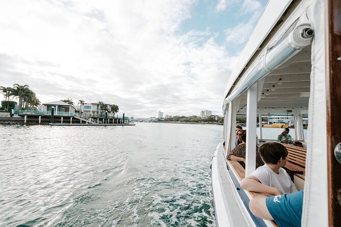 The Original 1-Hour Mooloolaba Canal Cruise - Reaching the river heads and turning toward the coast