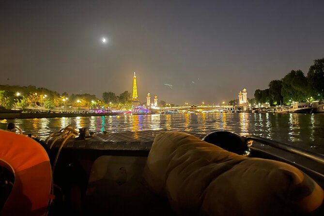 Top Private Cruises in Paris with French Champagne and surprises - The Eiffel Tower from the water