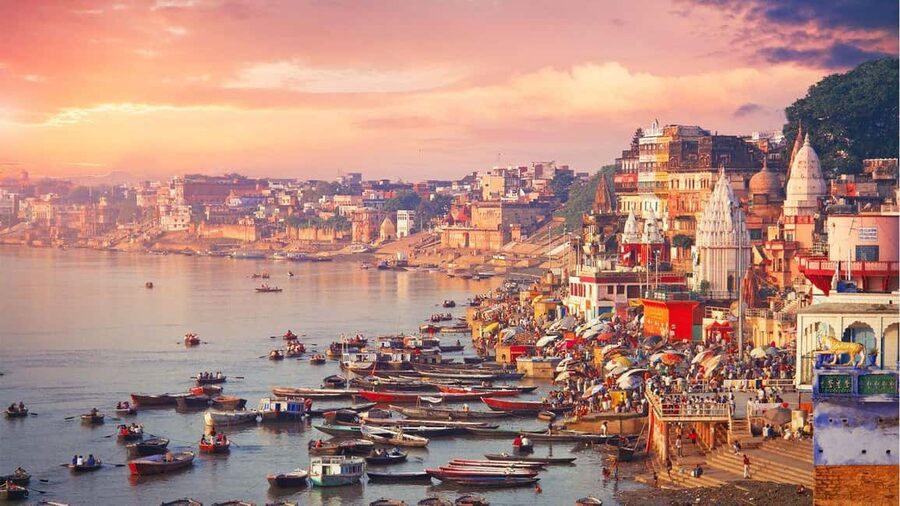 Varanasi & Sarnath: Full-Day Tour with Ganges Boat Ride - Transport, guides, and the value of $55
