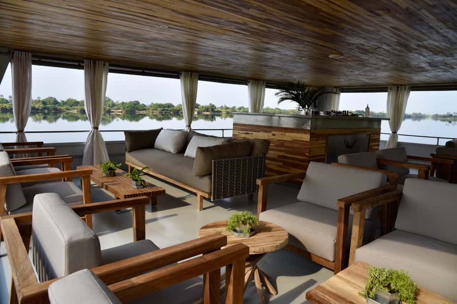 Victoria Falls: 2-Hour Luxury Zambezi River Sunset Cruise - Sunset near Victoria Falls