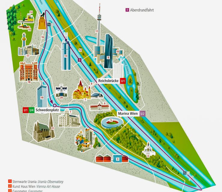 Vienna: Evening Cruise Along The Danube - Practical tips for a smoother evening